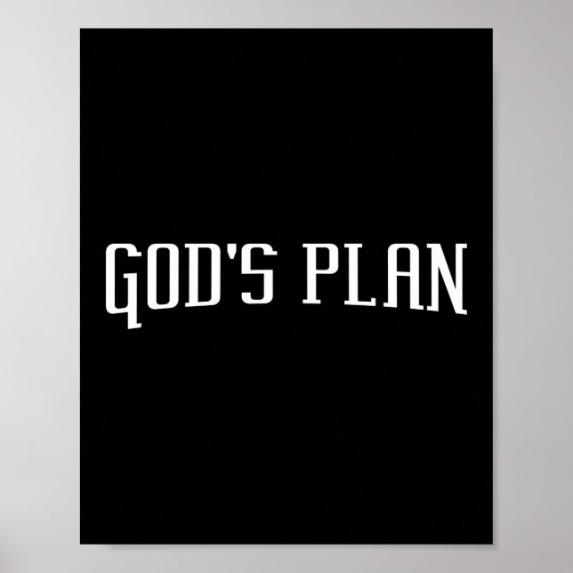 Póster Plan de Dios, fe de Jesús (Frente)
