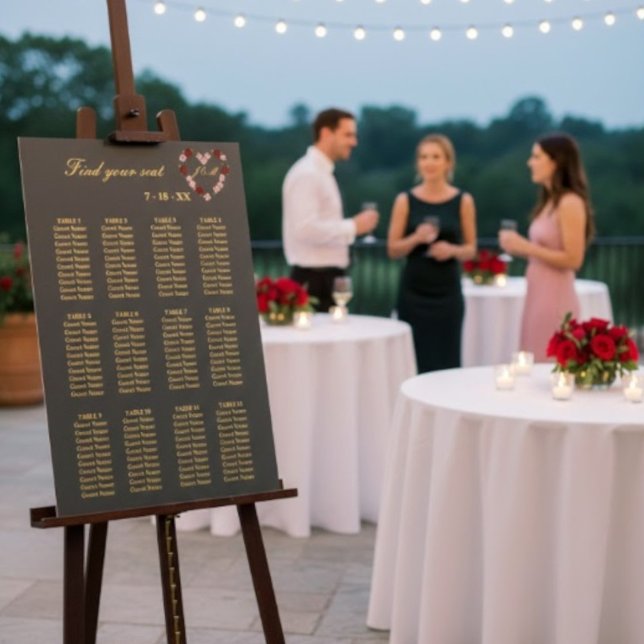 Póster Plan de table de mariage gris 12 tables (Subido por el creador)