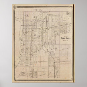 Póster Plan de Terre Haute, Vigo Co