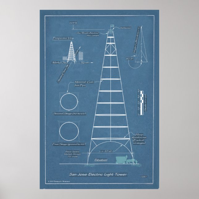 Póster Plan de Torre de Luz de San José (Frente)
