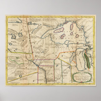 Póster Plan de viajes del capitán Carvers