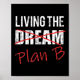 Póster Plan de vida nuevo optimista para vivir