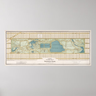 Póster Plan del Central Park