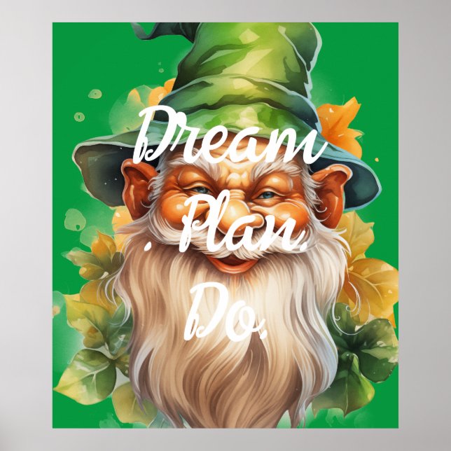 Póster Plan Dream. Sí. Leprechaun (Frente)