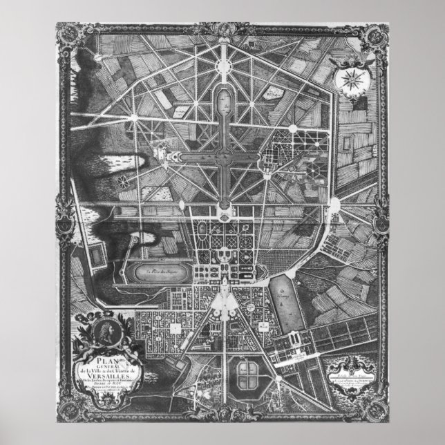 Póster Plan general de la ciudad y castillo de (Frente)