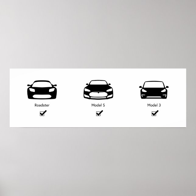 Póster Plan Maestro Tesla | Poster Matte (Frente)