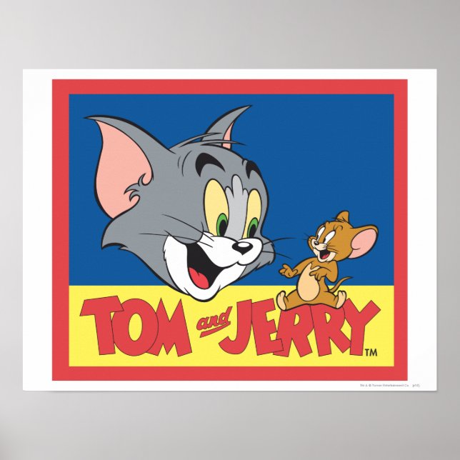 Póster Plana De Logotipo Tom Y Jerry (Frente)