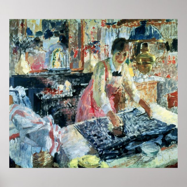 Póster Planchado femenino, 1912 (Frente)