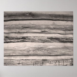Póster Planchas de madera