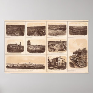 Póster Planche los clads, héroe del motor, líneas