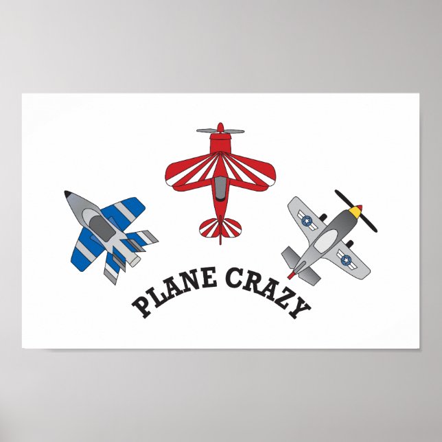 Póster Plane Crazy (Frente)