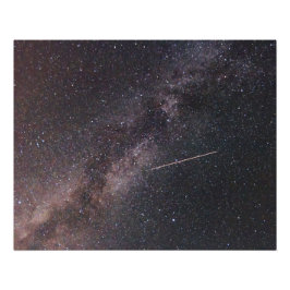 Póster Plane crossing the Milky Way (2024)