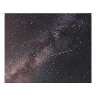 Póster Plane crossing the Milky Way (2024)