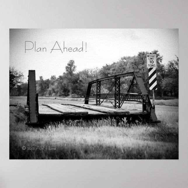 Póster ¡Planear adelante! (Frente)