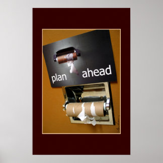 Póster ¡Planear adelante!