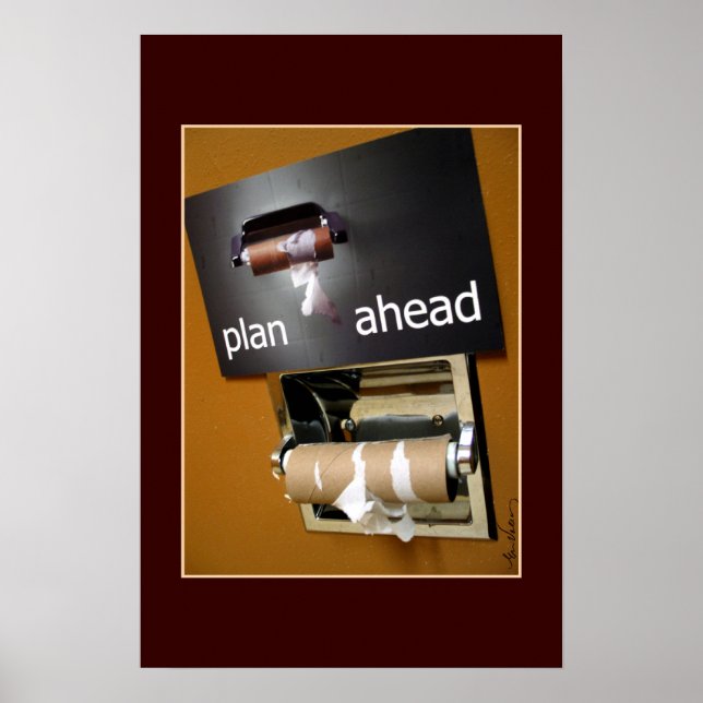 Póster ¡Planear adelante! (Frente)