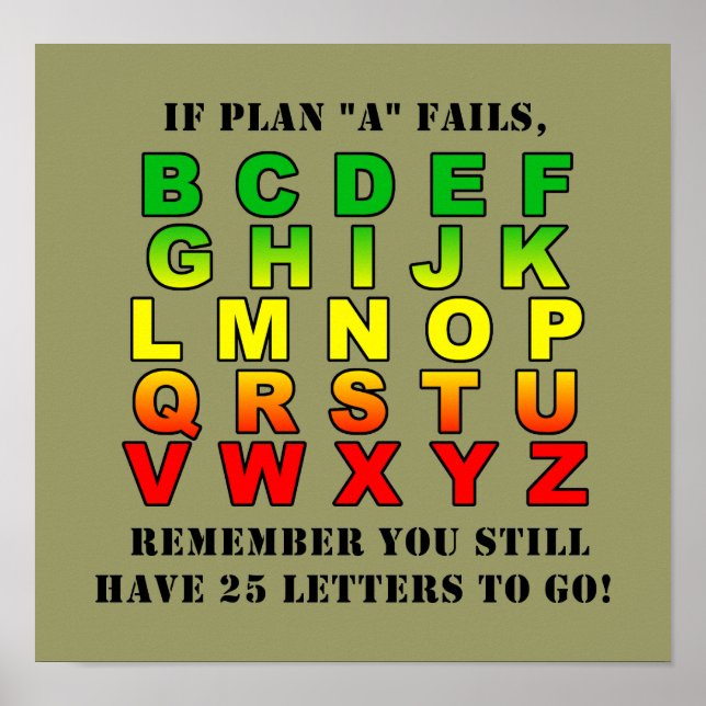 Póster Planes 'B' a 'Z' Poster (Frente)