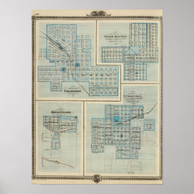 Póster Planes de Chariton, Grand Junction (Frente)