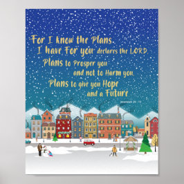 Póster Planes para darte esperanza y un futuro Jeremías 2