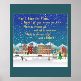 Póster Planes para darte esperanza y un futuro Jeremías 2