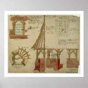 Póster Planes para la casa roja, brezo de Bexley (pluma y