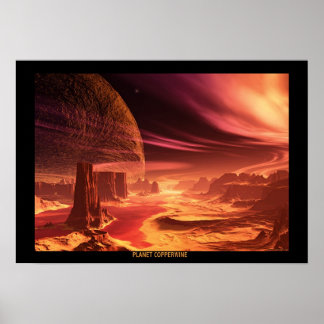 Póster Planet Copperwine