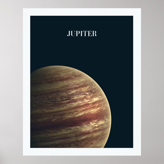 Póster Planet Júpiter Kids Room Art Poster (Frente)