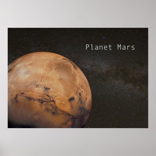 Póster Planet Mars (Frente)