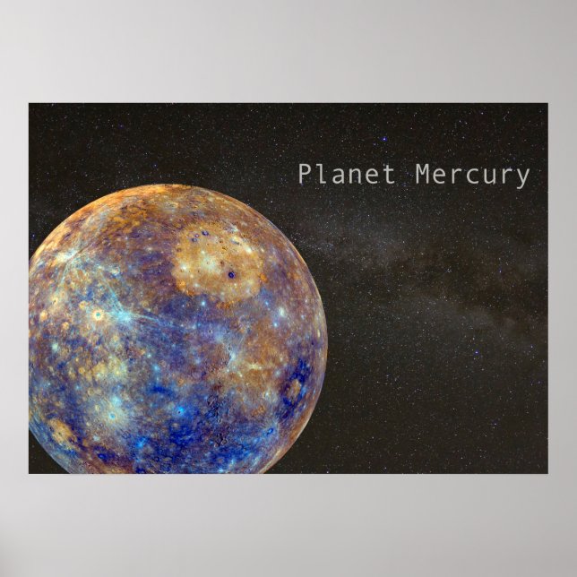 Póster Planet Mercury (Frente)