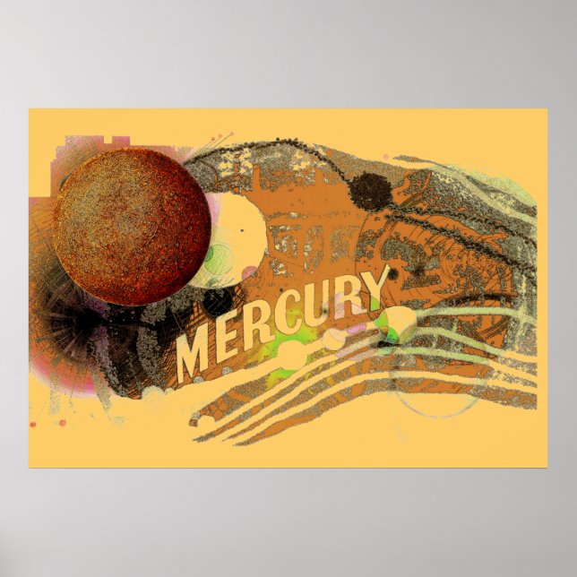 Póster Planet Mercury Poster (Frente)