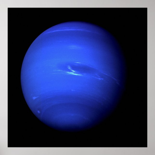 Póster PLANET NEPTUNE natural (sistema solar) ~ (Frente)