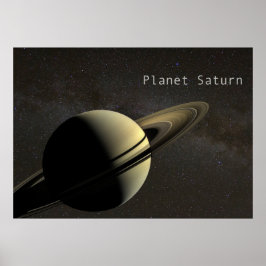 Póster Planet Saturn