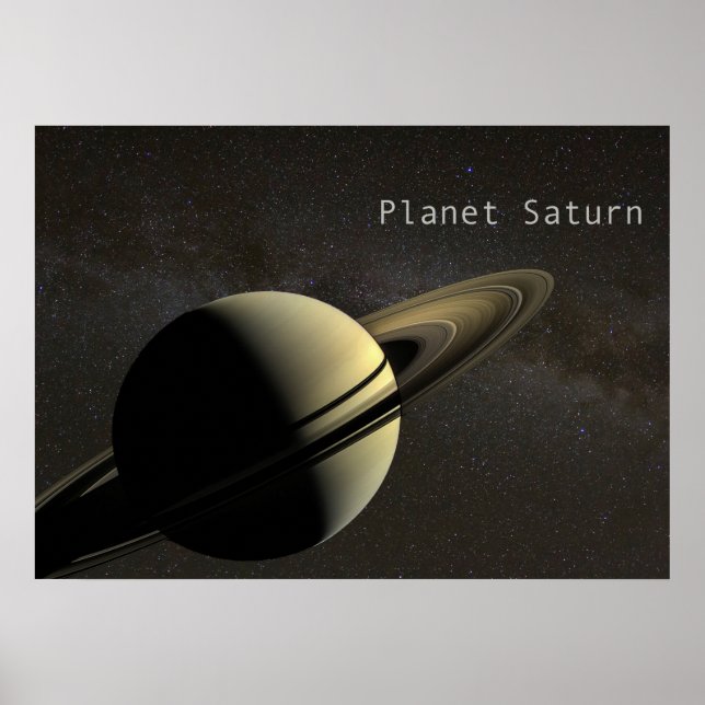 Póster Planet Saturn (Frente)