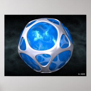 Póster Planeta azul