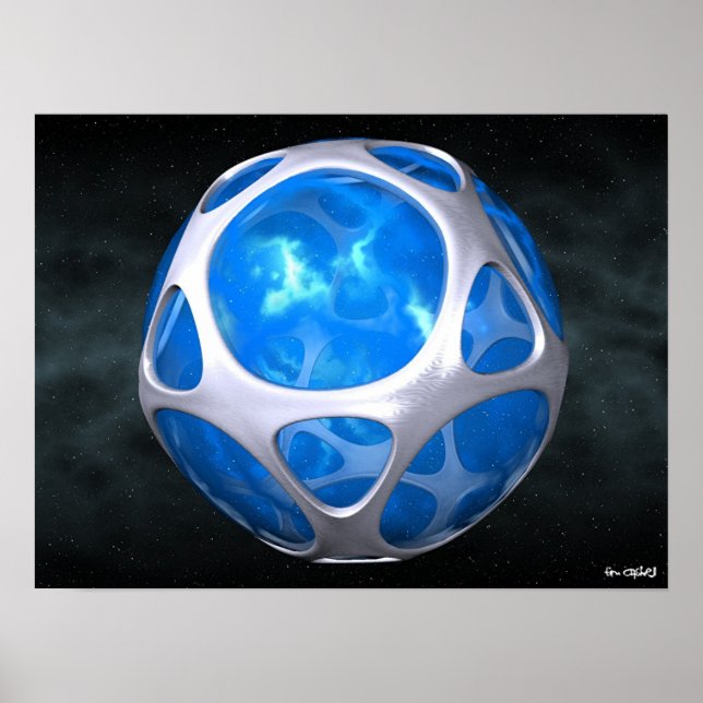 Póster Planeta azul (Frente)