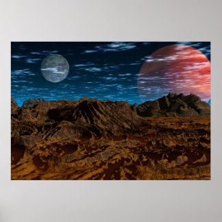 Póster Planeta de hierro