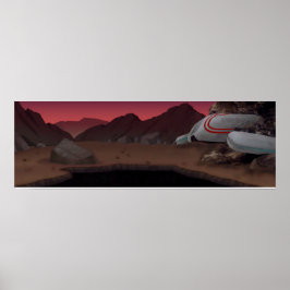 Póster Planeta de Villain Oil