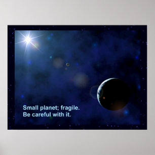 Póster Planeta frágil