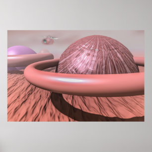 Póster Planeta Mars. Patrulla.