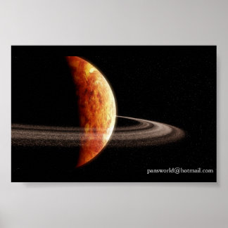 Póster Planeta - Mimando la Geonosis
