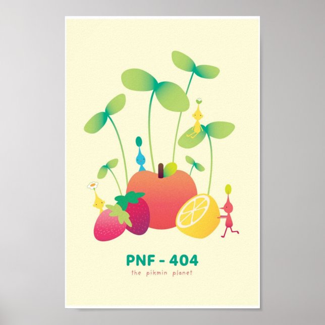 Póster Planeta Pikmin (Frente)