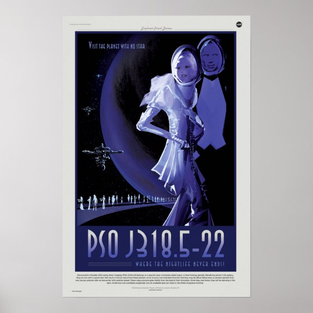 Póster Planeta Rogue (Frente)