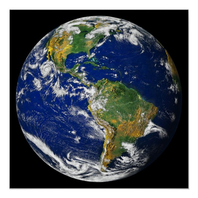 Póster Planeta Tierra (Anverso)