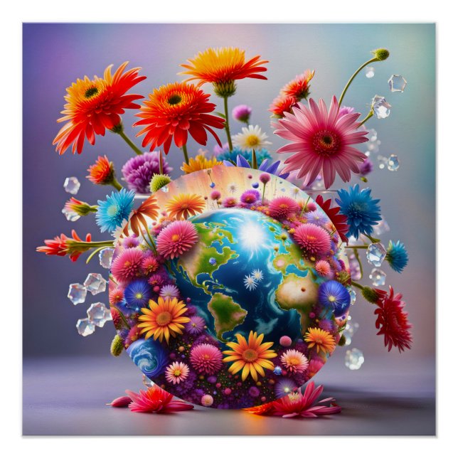 Póster Planeta Tierra (Anverso)