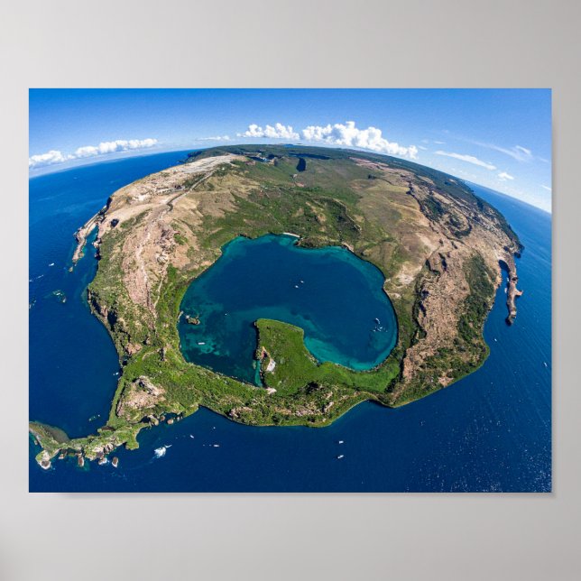 Póster Planeta Tierra desde el espacio (Frente)