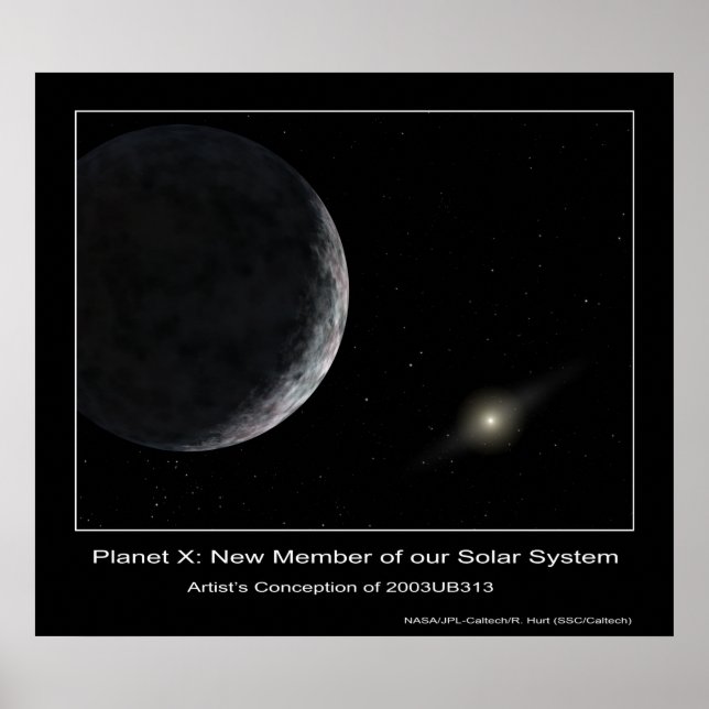 Póster Planeta X: Nuevo miembro de nuestro sistema solar (Frente)