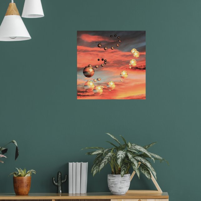 Póster Planetas abundan (Salón 1)