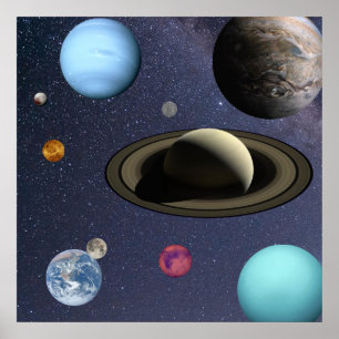 Póster Planetas del sistema solar