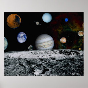 Póster Planetas del sistema solar