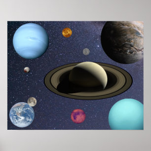 Póster Planetas del sistema solar